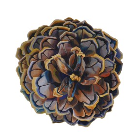 Ponderosa Pine Cone - Acrylic on Panel - 18" x 18" - Available for Purchase